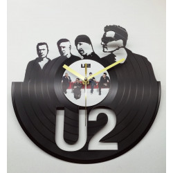 RELOJ DE DISCO DE VINILO DE U2