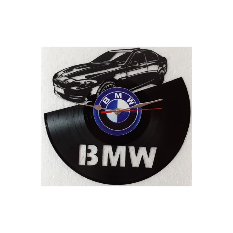 RELOJ DE DISCO DE VINILO DE COCHE BMW