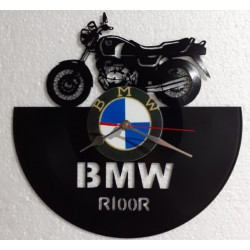 RELOJ DE DISCO DE VINILO DE MOTO BMW