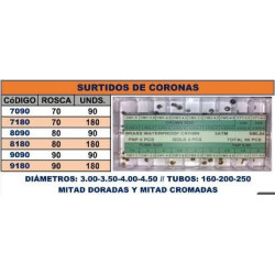 SURTIDO DE CORONAS 160-70/90